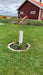 Granitstolpe Bergama Grå Rustik 1300x200x200 - Stenbolaget