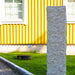 Granitstolpe Bergama Grå Rustik 1300x200x200 - Stenbolaget