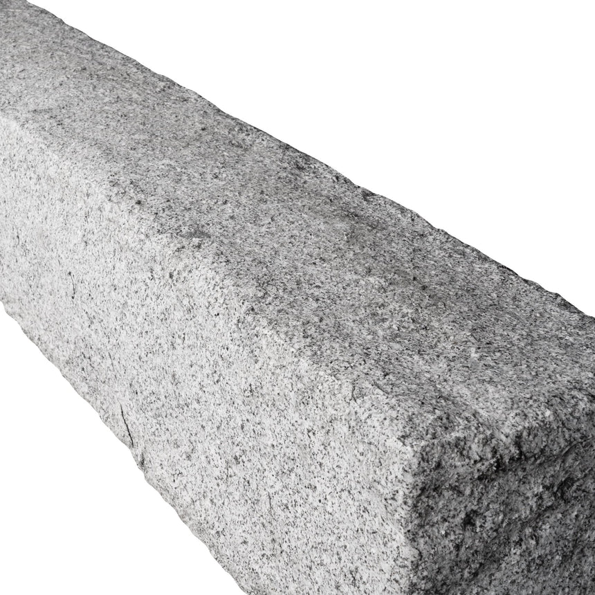 Granitstolpe Bergama Grå Rustik 1300x200x200 - Stenbolaget