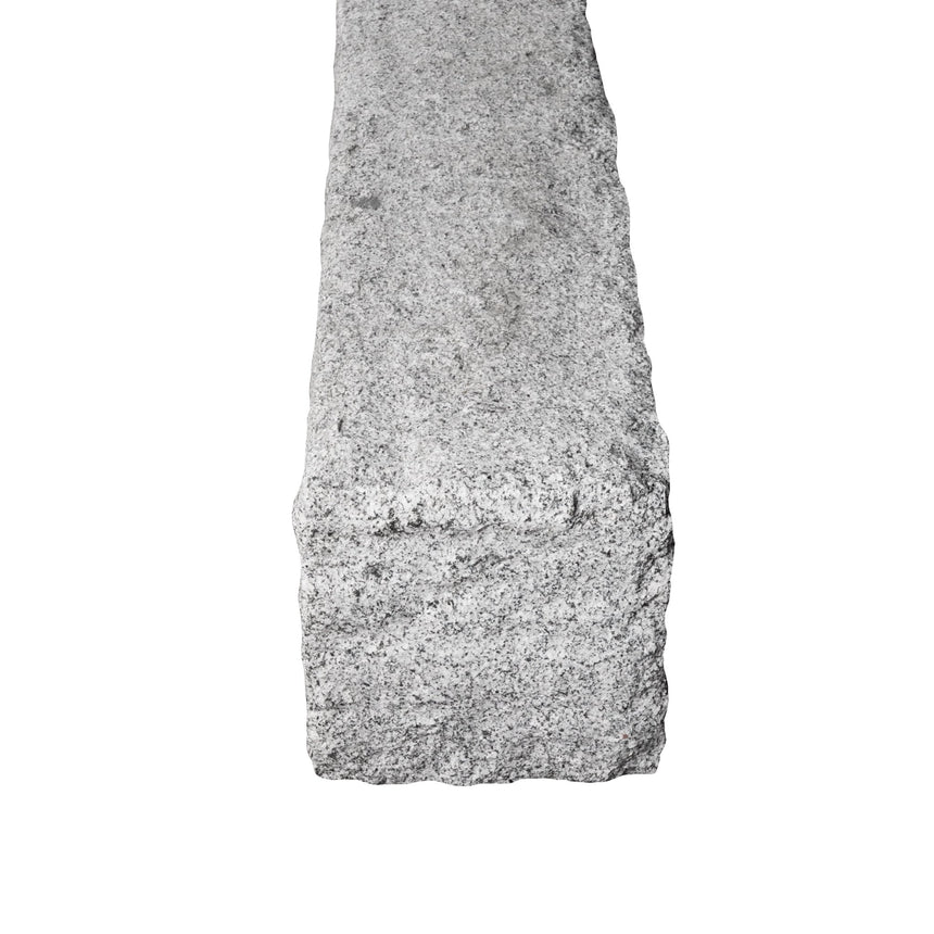 Granitstolpe Bergama Grå Rustik 1300x200x200 - Stenbolaget