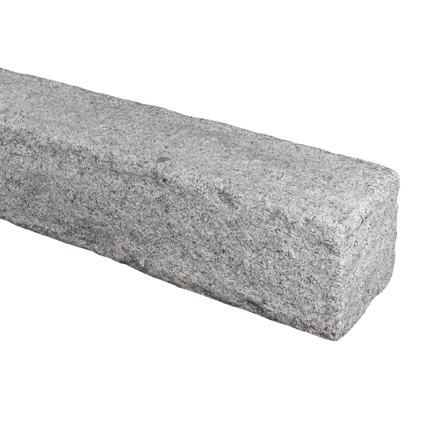 Granitstolpe Bergama Grå Rustik 1300x200x200 - Stenbolaget