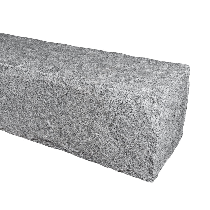 Granitstolpe Bergama Grå Rustik 2300x400x400 - Stenbolaget
