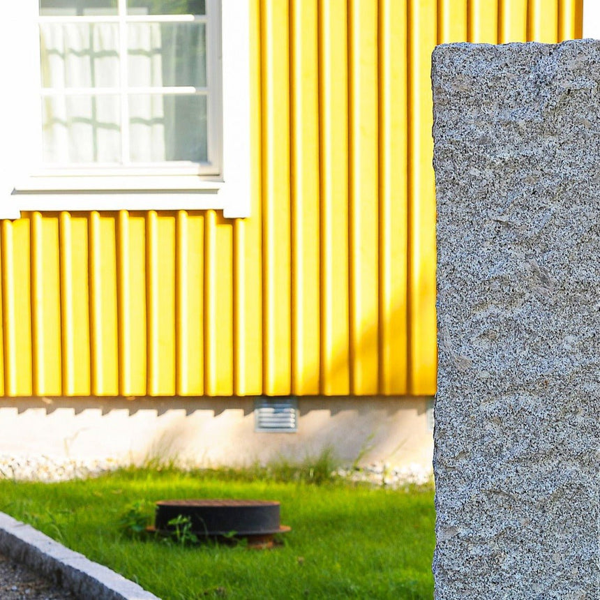 Granitstolpe/Rabattkant Bergama Grå 900x100x100 - Stenbolaget
