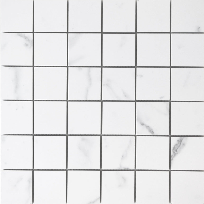 Klinker EcoStone Indoor Mosaik Carrara Matt - Stenbolaget