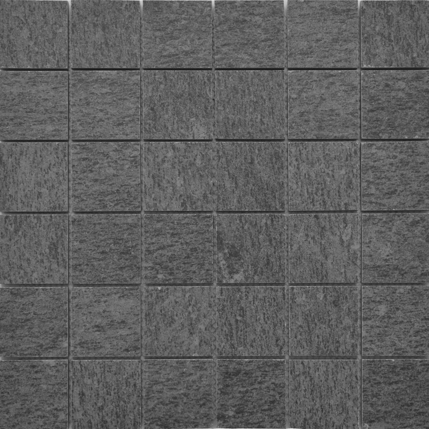 Klinker EcoStone Indoor Mosaik Quartz Darkgrey - Stenbolaget