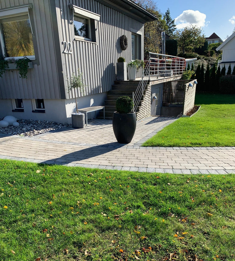Marksten Visby Struktur Grå 50mm - Stenbolaget