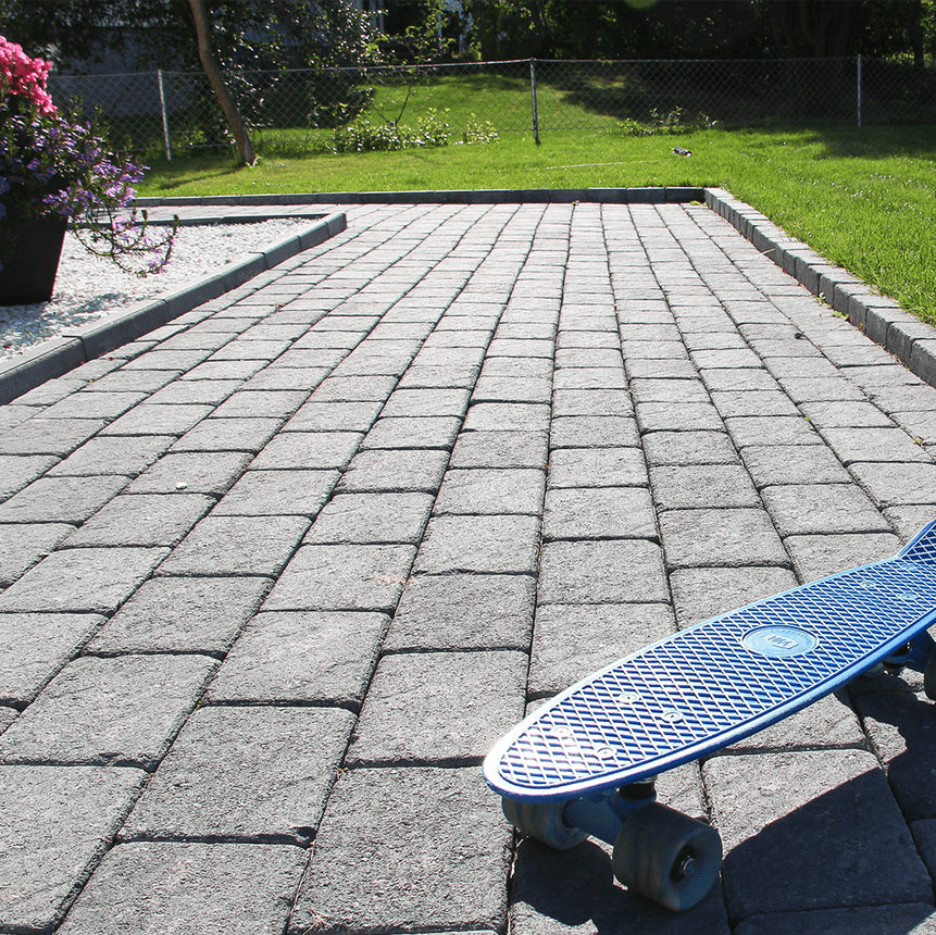 Marksten Visby Struktur Grafit 50mm - Stenbolaget