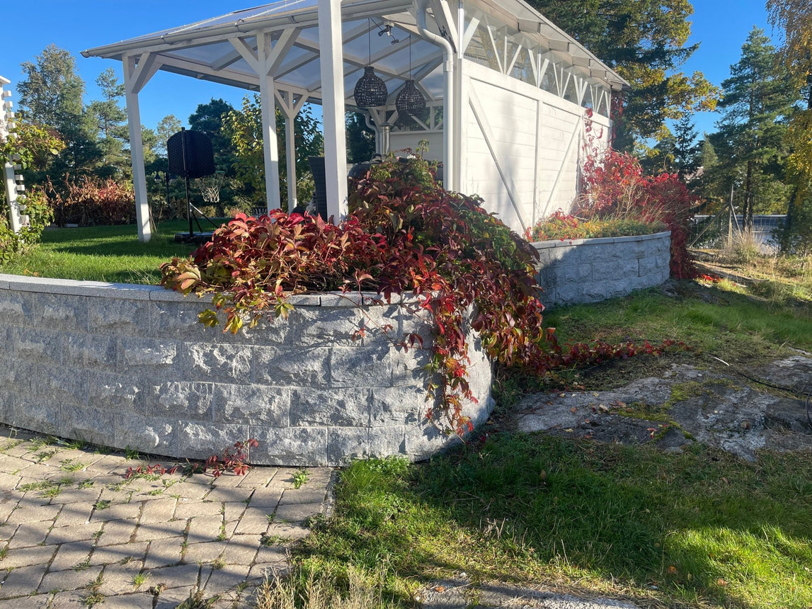 Murbeklädnad Bergama Granit Grå 400x200 - Stenbolaget