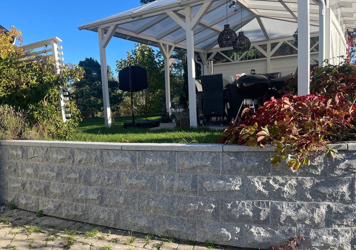 Murbeklädnad Bergama Granit Grå 400x200 - Stenbolaget