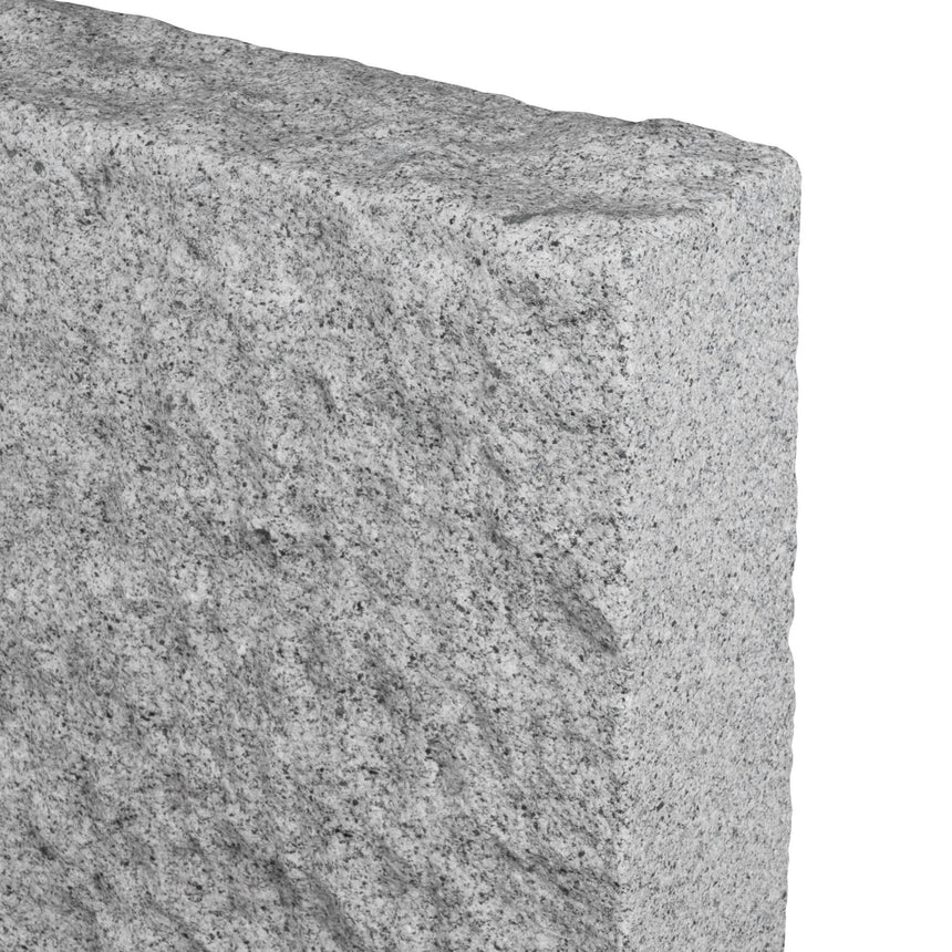 Murblock Bergama Granit Rustik Grå 500x500x120 - Stenbolaget