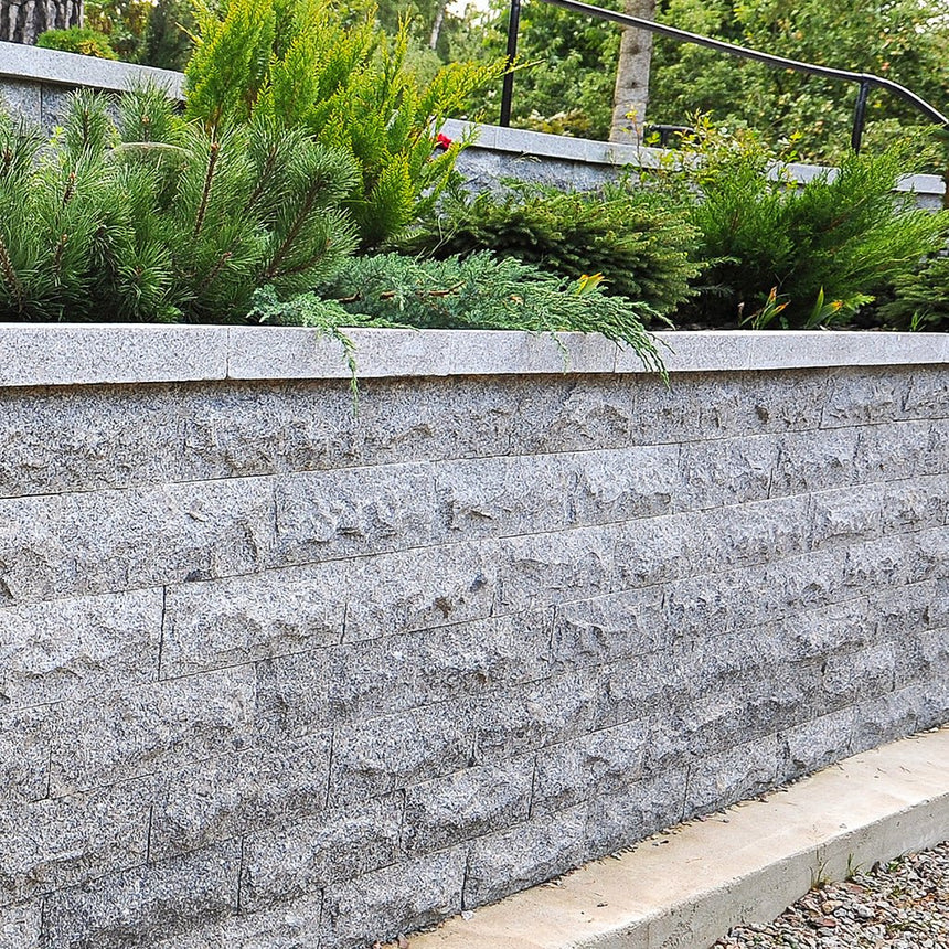 Mursten Bergama Granit Rustik Grå 340x170x140 - Stenbolaget