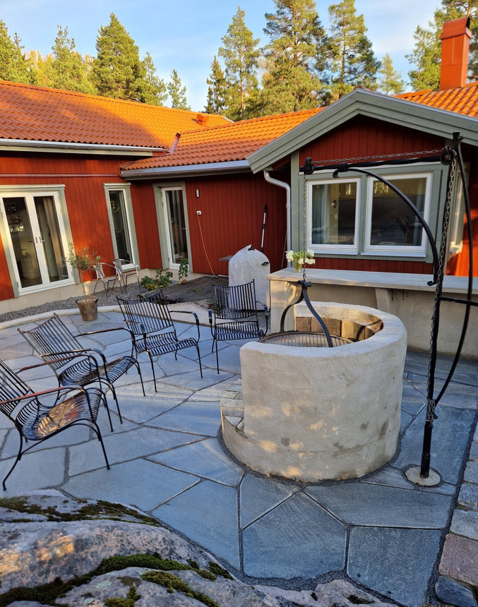 Oppdal Ljus Skiffer Oregelbunden Premium 30 - 40 - Stenbolaget