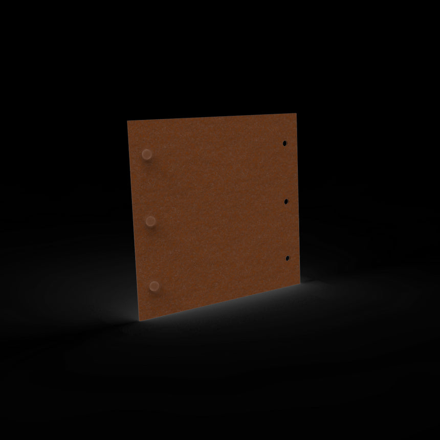 Planteringskant Cortenstål Rak 180x180 - Stenbolaget