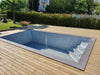 Poolkantsten Ecostone Dark Limegrey Hörn - Stenbolaget