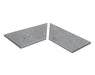 Poolkantsten Ecostone Dark Limegrey Hörn - Stenbolaget