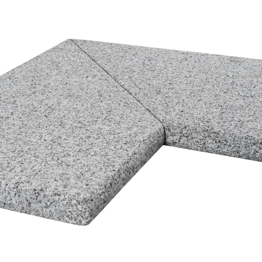 Poolsten Bergama Granit Hörn Grå 500/500x300x30 - Stenbolaget