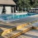 Poolsten Bergama Granit Rak Grå 600x300x30 - Stenbolaget