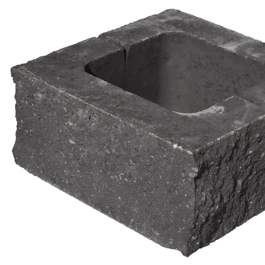 Rubin Pelarblock Antracit 320x320x150 - Stenbolaget
