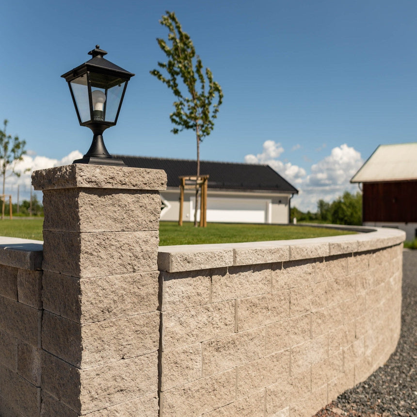 Rubin Pelarblock Grå 320x320x150 - Stenbolaget