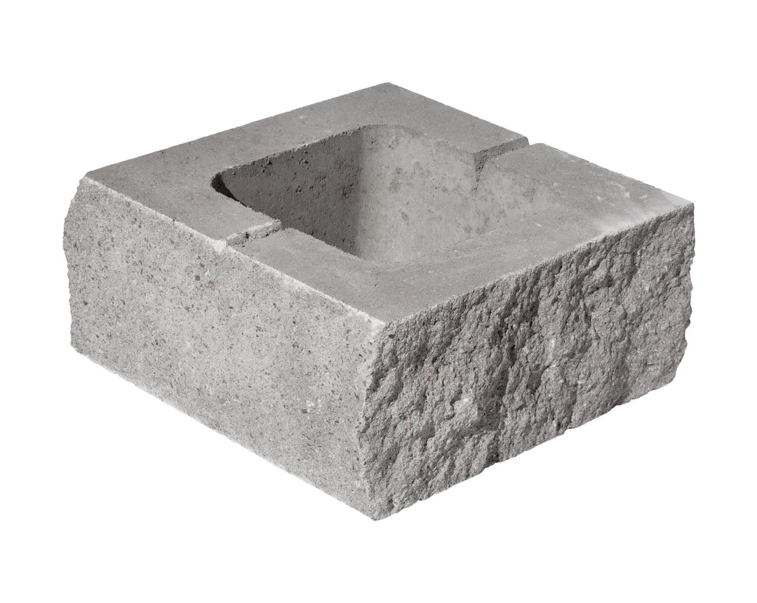 Rubin Pelarblock Grå 320x320x150 - Stenbolaget