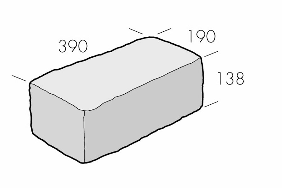 Rustik Normalblock Terra - Stenbolaget