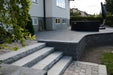 Stentrappa Bergama Granit Premium Grå 1000x350x150 - Stenbolaget