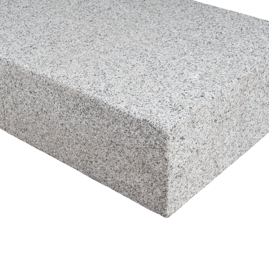 Stentrappa Bergama Granit Premium Grå 1000x350x150 - Stenbolaget
