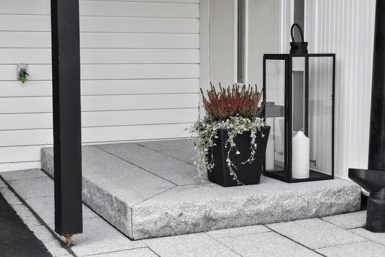 Stentrappa Bergama Granit Premium Grå 1500x350x150 - Stenbolaget