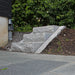 Stentrappa Bergama Granit Premium Grå 350x350x150 - Stenbolaget