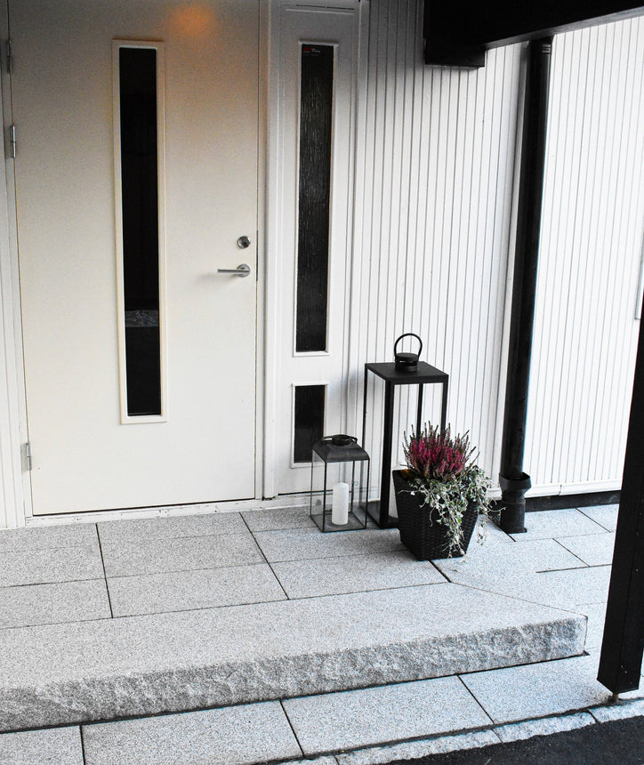 Stentrappa Bergama Granit Villa14 Grå 1200x320x140 - Stenbolaget
