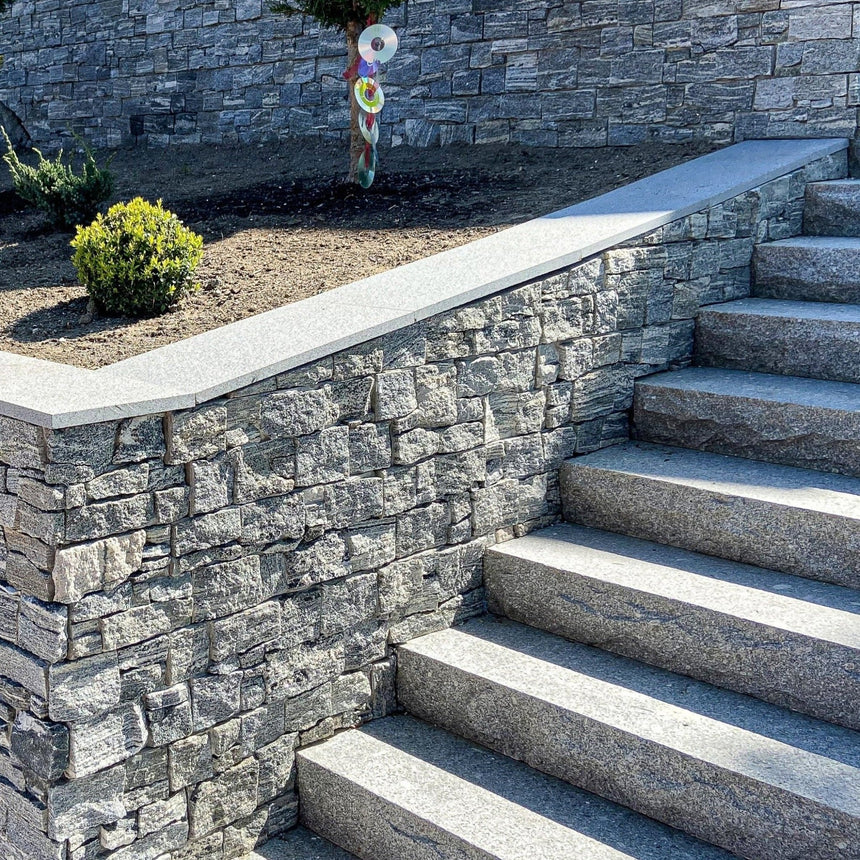 Stentrappa Bergama Granit Villa14 Grå 700x320x140 - Stenbolaget