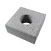 Stolpelement Bergama Granit Grå Modern 350x350x150 - Stenbolaget