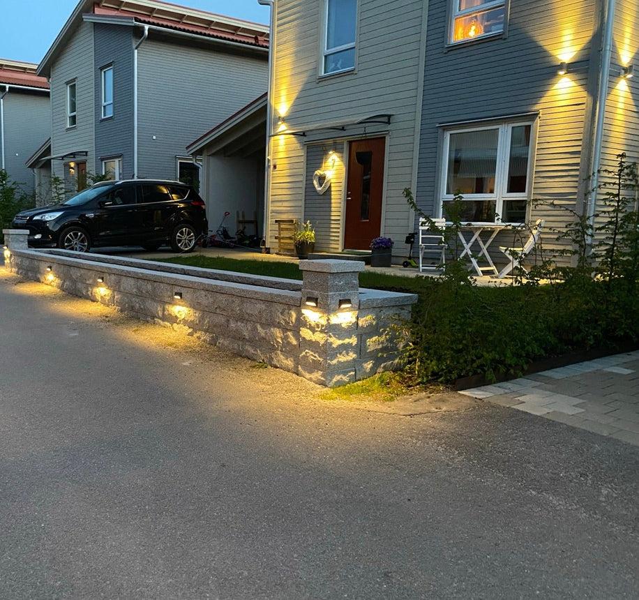 Stolpelement Bergama Granit Grå Rustik 300x300x150 - Stenbolaget
