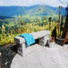 Stolpelement Bergama Granit Grå Rustik 300x300x150 - Stenbolaget
