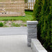 Stolpelement Bergama Granit Grå Rustik 300x300x150 - Stenbolaget