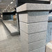 Stolptopp Bergama Granit Grå Modern 400x400x70 - Stenbolaget